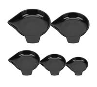 Luxshiny Bandeja de Pesaje de Cocina Multiuso 5 Unidades de Plástico para Básculas Electrónicas Tamaños Variados para Joyería y Alimentos