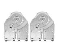 Luxshiny Bisagra de Escalera Plegable de Acero Inoxidable 2 Pcs Diseño Resistente para Reparaciones y Proyectos Domésticos en Áticos y Techos