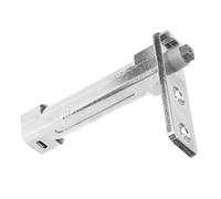 Luxshiny Bisagra de puerta para frigorífico, bisagra de pivote oculta para congelador, aleación de zinc, 1 pieza, 11x7.5x2.3cm, para armarios frigoríficos