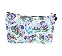 Luxshiny Bolsa de Cosméticos y Cierre Cremallera Diseño Creativo Estampado de Koala de Poliéster Resistente y Práctica para Turismo y Uso Familiar