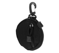 Luxshiny Bolsa para Camping y Expedición Gancho, Monedero Portátil Redondo de Poliéster Resistente a Rayaduras para Llaves y Monedas
