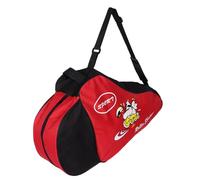 Luxshiny Bolsa para Patines de Hielo Diseño de Dibujos Animados, Mochila Ligera y Duradera Hombro, con Cremallera, Roja, Adecuado para Patinaje sobre Ruedas y Almacenamiento de Accesorios