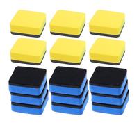Luxshiny Borradores para Pizarra white 40 Piezas 5X5 CM de Borrado en Seco, Material EVA, Accesorios para Enseñanza en Casa y Oficinas, para Profesores y Estudiantes