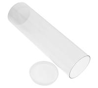 Luxshiny Bote de Balones Portátil Contenedor Transparente para Volantes de Bádminton, Plástico, con Tapa, Ligero y Portátil, para Llevar Pista y Viajar