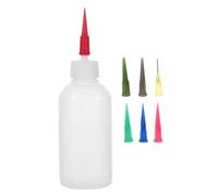 Luxshiny Botella Aplicadora de Cerámica Punta Material Plástico y Metal Capacidad 50ml para Esmalte Adecuado para Proyectos y Manualidades de Arcilla