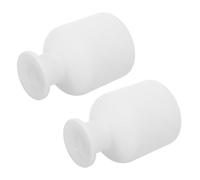 Luxshiny Botellas Difusoras de Aceite Esenciales de Vidrio 150 Ml Opaco Redondas, 2 Piezas para Aromaterapia y Decoración del Hogar, Frascos Vacíos Recargables para Fragancias sin Llama