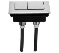 Luxshiny Botón Rectangular para Inodoro Doble Descarga, Pulsador ABS para Tanque de Agua, Compatible Cisternas Estándar, Uso Práctico en Baños Color Aleatorio