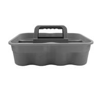 Luxshiny Caja de Almacenamiento de Plástico Varios Compartimentos Portátil y Asa para Herramientas y Utensilios de Limpieza Hogar y Exterior