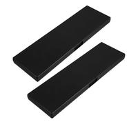 Luxshiny Caja de Calibrador Portátil de Plástico Negro Almohadilla Interior para Protección Robusta y Resistencia al Desgaste Adecuado para Ingeniería y Taller, Pack de 2 Unidades