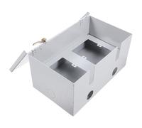 Luxshiny Caja de Enchufe Exterior Resistente Diseño Simple Cerradura de Acero Inoxidable y Fácil de Instalar Adecuado para Cargar Vehículos Eléctricos al Aire Libre