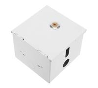 Luxshiny Caja de Enchufe y Fabricada en Hierro y Plástico Resistente al Agua Tipo 86 Color Blanco para Exteriores para Baños y Jardines