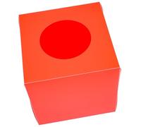 Luxshiny Caja de Rifa Roja de Plástico Ranura para Papeletas, Caja para Votaciones y Donaciones, Diseñada para Fiestas y Actividades Recreativas