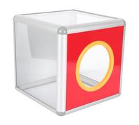 Luxshiny Caja para Billetes de Lotería y Votación, Urna Cúbica para Juegos y Eventos Sociales