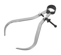 Luxshiny Calibrador Interno y Externo 170 Mm Acero al Carbono 0-150 Mm Precisión 0,5 Mm Herramienta Medición para Torneado de Madera Pinza Interior Calibradores Carpintería