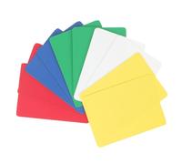 Luxshiny Cartas de Corte de Póker 10 Unidades de Plástico, Dimensiones 8,7x6,4 cm, Uso en Juegos de Cartas y Reuniones Sociales