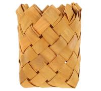 Luxshiny Cesta de Almacenamiento Tejida, Contenedor para Palillos, Pequeño, de Madera, Ligero y Compacto, para Utensilios de Cocina, Encimera de Cocina y Uso Exterior
