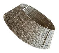 Luxshiny Cesta De Cuello De Árbol De Navidad De Ratán Anillo De Árbol Hecho A Mano Falda De Árbol Tejido Collar De Árbol De Navidad De Mimbre Base De Cesta Cubierta De Soporte Granja