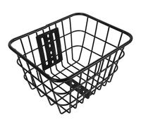 Luxshiny Cesta Delantera para Bicicleta Infantil Cesta Metálica Reforzada para Manillar Almacenamiento Seguro y Estable para Accesorio para Bicicletas Eléctricas