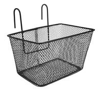 Luxshiny Cesta Metálica para Bicicleta de Montaña Gancho de Hierro Resistente, Cesta Delantera Multifunción para Ciclismo y Accesorios para Bicicletas Eléctricas, Adecuado para Uso Diario