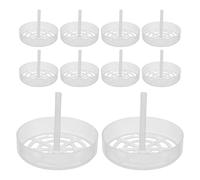 Luxshiny Cestas de Limpieza Ultrasónica para Joyería y Piezas Pequeñas, 50 Unidades de Plástico Mango Extendido, 5,2 X 5,2 X 4,5 CM, Aptas para Limpieza en Baños Ultrasónicos