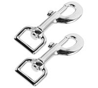 Luxshiny Cierres Metálicos para Correa de Perro 2 Piezas 20 Mm Aleación de Zinc Anticorrosión Clips a Presión Ligeros para Accesorios Perros y Adiestramiento Uso Diario