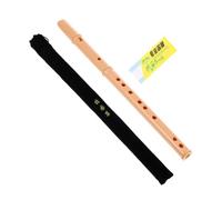 Luxshiny Clarinete Desmontable Abs de 6 Agujeros en Tono G 4 Secciones, Instrumento Musical para Principiantes, Práctica Fácil, Incluye Bolsa y Membrana, Adecuado para Enseñanza