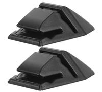 Luxshiny Clip para Permiso de Estacionamiento en Parabrisas de Coche Negro Abs, 2 Unidades, Sujeta Tarjetas y Organiza Espacio Interior del Salpicadero