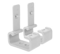 Luxshiny Clips para Cortinas de Autocaravana 2 Unidades Pequeños de Color Claro, Accesorios Abs para Soporte Interior de Ventanas de RV, Alzapaños Resistentes para Furgoneta Camper,
