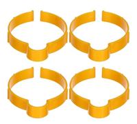 Luxshiny Clips para Rollos de Vinilo Adhesivo para Coche, 4 Piezas de Plástico Amarillo, Portarrollos Portátil para Sujetar Láminas y Evitar Que Se Aflojen