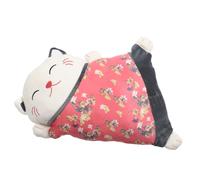 Luxshiny Cojín Lumbar Decorativo De Gato Atrae Riqueza Almohada De Soporte Para Espalda Asiento De Coche Sofá y Silla Fácil Instalación y Diseño Adorable