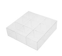 Luxshiny Contenedor Transparente Material Acrílico Resistente para Toallitas de Secadora con Tapa Sellada Caja Portátil para Almacenamiento en Estantes o Escritorios