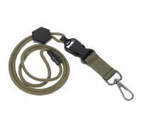 Luxshiny Cordón para Credenciales y Llaves Gancho Metálico Resistente, Color Verde Militar, Tamaño Único, para Oficina, Escuela y Actividades al Aire Libre, Cordón Antipérdida