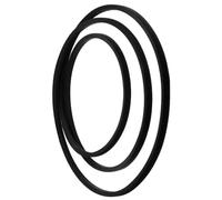 Luxshiny Correa de Goma para Cortacésped Transmisión y Fácil Instalación, Repuesto para Segadora de Hierba y Recortadora de Césped Negra