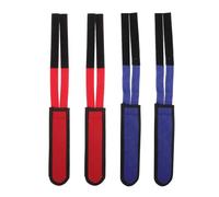 Luxshiny Correas para Pedales de Bicicleta Ajuste Seguro y Fácil Montaje de Nylon Cierre de Gancho y Bucle, 4 Piezas para Ciclismo y Ejercicio en Interiores
