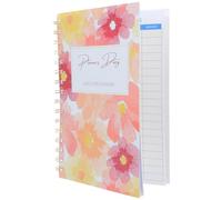 Luxshiny Cuaderno de Gestión Financiera A5, Cuaderno de Finanzas Diario y Semanal, Papel Naranja, Encuadernación en Espiral, Secciones Categorizadas, Portátil para Estudiantes y Trabajo