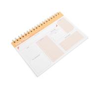 Luxshiny Cuaderno de Notas del Planificador en Espiral para Gestión Planificación Académica Papel y Hierro, Diseño Creativo para Estudio y Vida Laboral