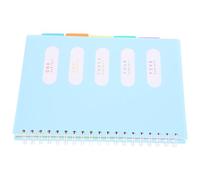 Luxshiny Cuaderno Espiral B5 Cubierta Resistente y 120 Páginas, Accesorios de Oficina Estructura de Hierro y Papel para Planificación Diaria y Escritura Suave