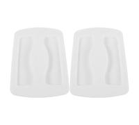 Luxshiny Cubierta de Silicona para Tostadora Doméstica de 2 Piezas, Funda Protectora de Color Claro para Máquina de Pan y Sándwich, Accesorio Antipolvo para Electrodomésticos Pequeños