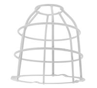 Luxshiny Cubierta Protectora de Hierro Blanco para Detector de Humos Alarma, Protección Completa para Sensores en Entornos Residenciales y Hoteles
