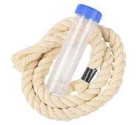 Luxshiny Cuerda para Tomar Muestras de Saliva para Cerdo, Cuerda de Algodón para Muestreo de Saliva Porcina, Azul, Plástico, Botella de Recogida, para Detectar Fiebre Porcina, Resultados