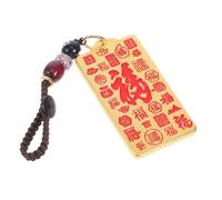 Luxshiny de Cobre Feng Shui Amuleto de Diseño de Celestial Colgante Espiritual de Buena Suerte Accesorio para Claves y Bolsos Decoración Hogar
