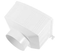 Luxshiny Desviador para Bajante Rectangular de PVC Canalón Exterior Sistema de Captación de Agua de Lluvia para Invernaderos Villas y Jardines Accesorio para Recolección