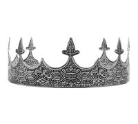 Luxshiny Diadema de Metal Clásica para Hombre, Aro Ligero y Cómodo para Actuaciones Escénicas y Bodas, Accesorios de Fiesta Resistentes al Desgaste
