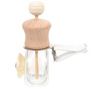 Luxshiny Difusor de Aceites Esenciales para Coche, Botella de Vidrio Rellenable y Fácil de Usar, Ambientador Elegante y Reutilizable para Automóvil U Oficina