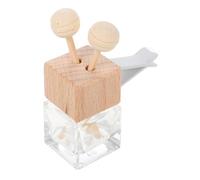 Luxshiny Difusor De Aromas Para Auto De Madera Recargable y Ambientador De Aire Para Salida De Ventilación Perfume Natural Para Interior De Vehículo
