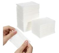Luxshiny Discos de Algodón Elásticos para Desmaquillar, 2 Paquetes de 200 Unidades, Almohadillas Faciales Suaves 100% Algodón para Compresas Húmedas y Cuidado Piel Diaria