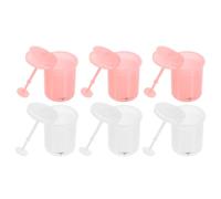 Luxshiny Espumador Portátil Genera Espuma y Burbujas Abundantes para Lavado Facial de Pp 6 Piezas Herramienta Simple y Estilizada para Uso en Casa y Viajes al Aire Libre