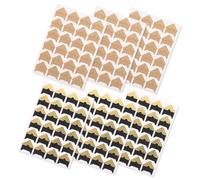 Luxshiny Esquinas Adhesivas para Fotos en Álbumes de Scrapbooking, 6 Hojas 144 Piezas, Papel Fácil de Usar y Fijación Segura para Proyectos de Journaling y Fotos