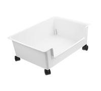 Luxshiny Estante de Almacenamiento Móvil para Organizador para Escritorio Caja de Almacenamiento para Estudiantes y Habitaciones