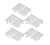 Luxshiny Estuche para 5 Baterías 26650 Caja Organizadora de Plástico Resistente Contenedor Almacenamiento Seguro para Pilas Uso Doméstico y Viaje
